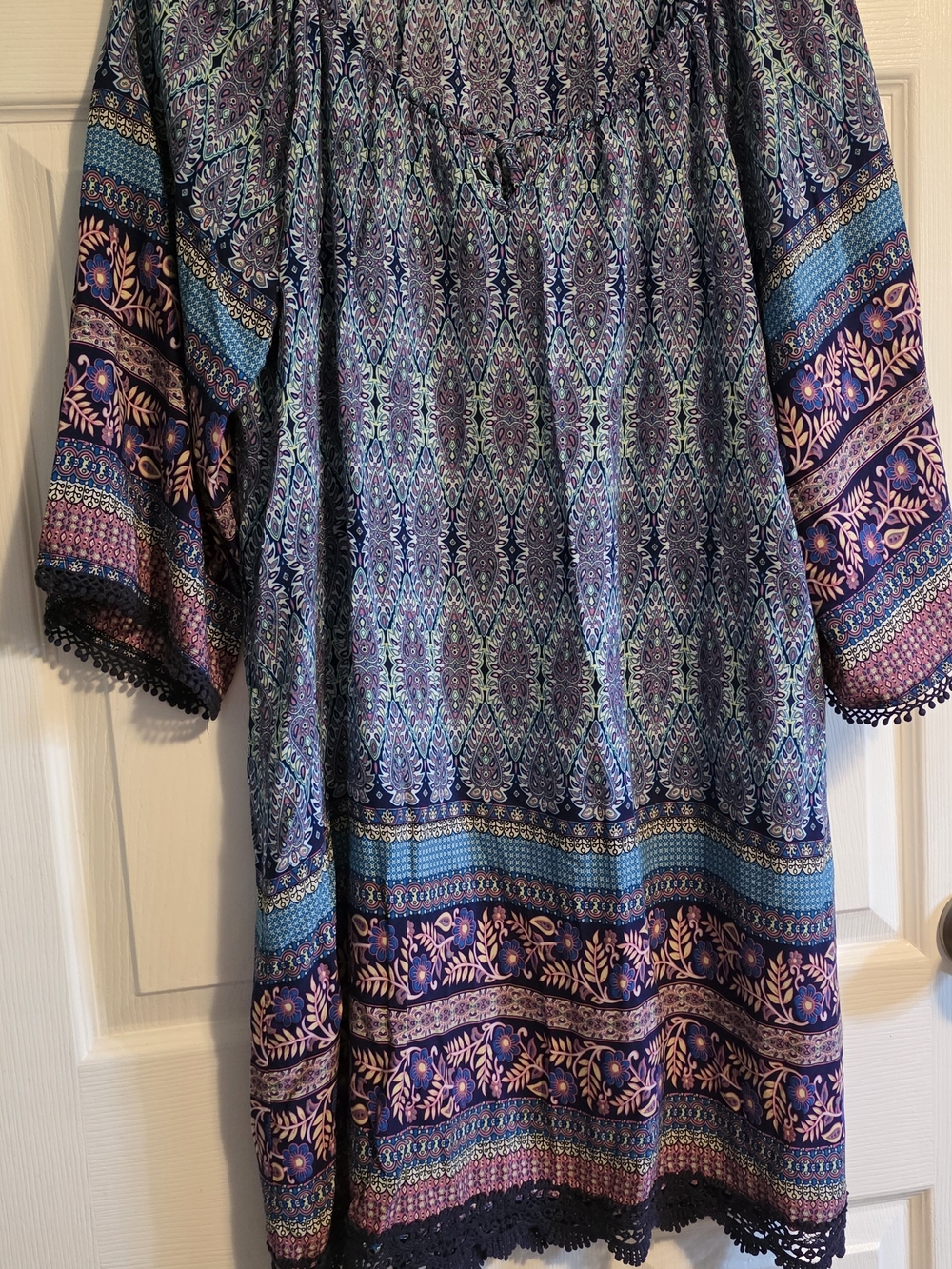 4/$67 Deal! Papillon Bohemian Paisley Dress